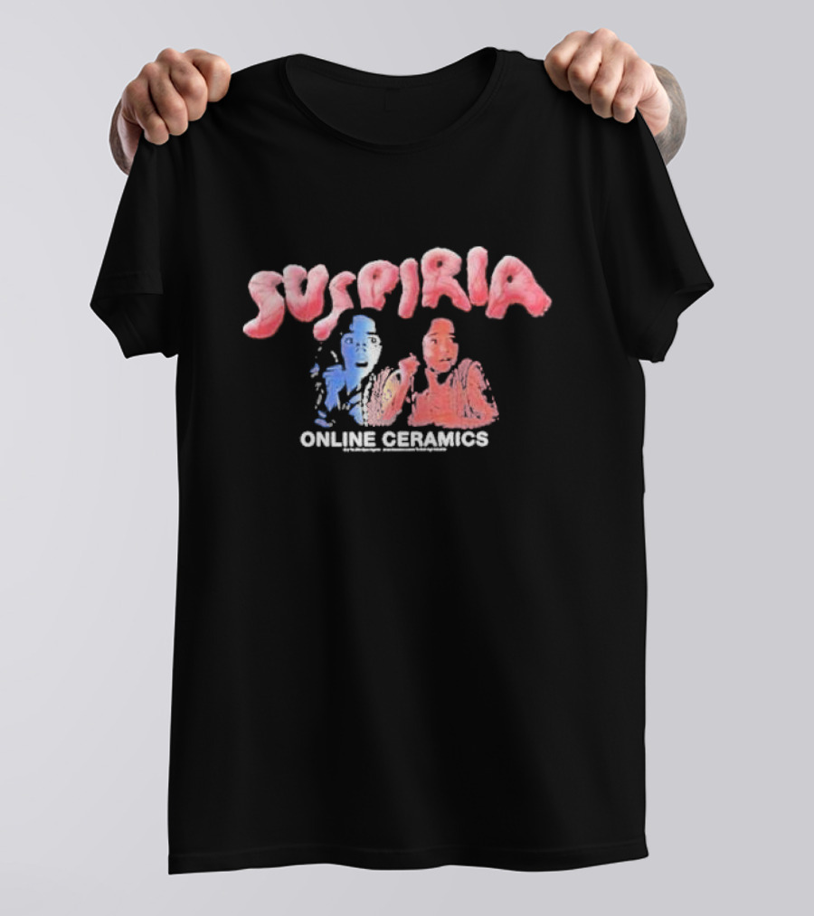 Suspiria Online Ceramics 2024 Pink Blue Faces T-Shirt