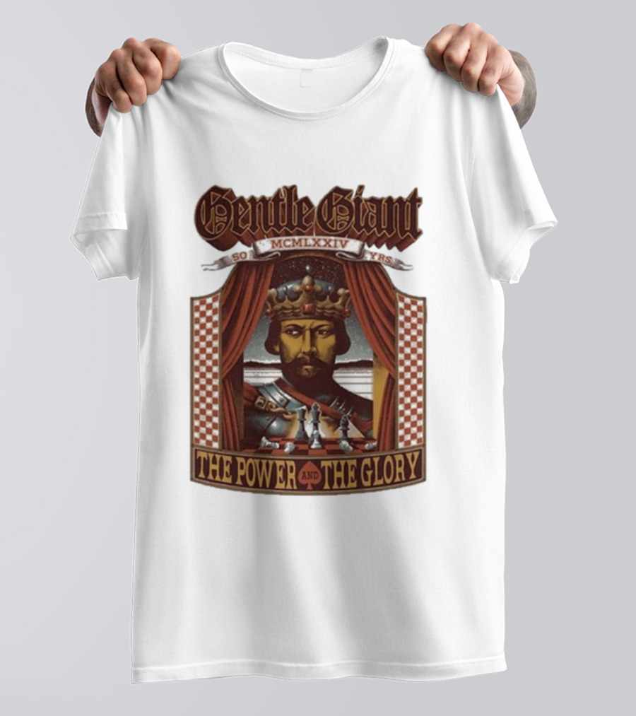 Gentle Giant 50th Anniversary MCMLXXIV The Power And The Glory T-Shirt