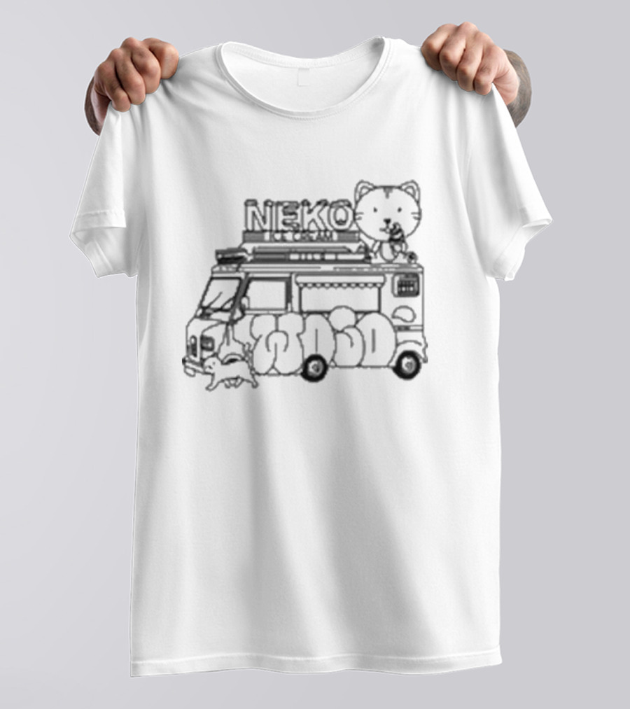 NEKO Ice Cream Truck Wojo Straycat Adventure T-Shirt