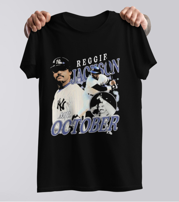 Reggie Jackson Mr October Yankees Legend T-Shirt