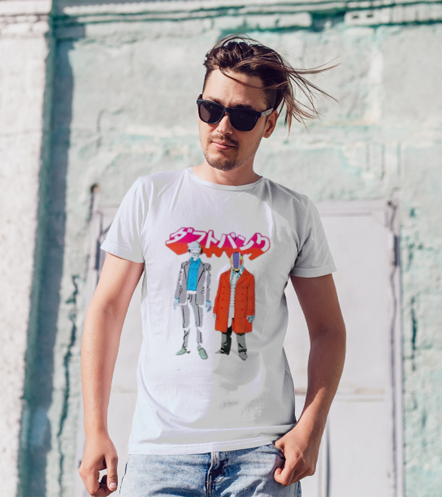 Daft Punk Anime Style Characters T-Shirt