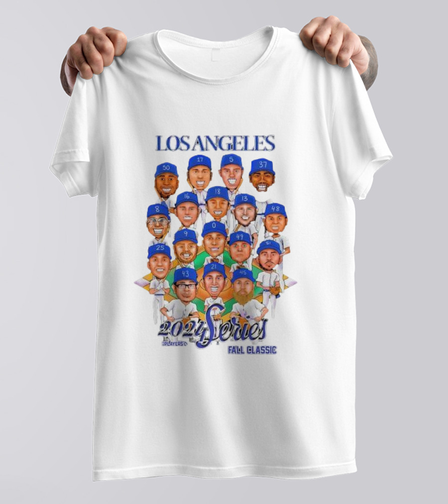 Los Angeles Dodgers 2024 Series Fall Classic Players T-Shirt