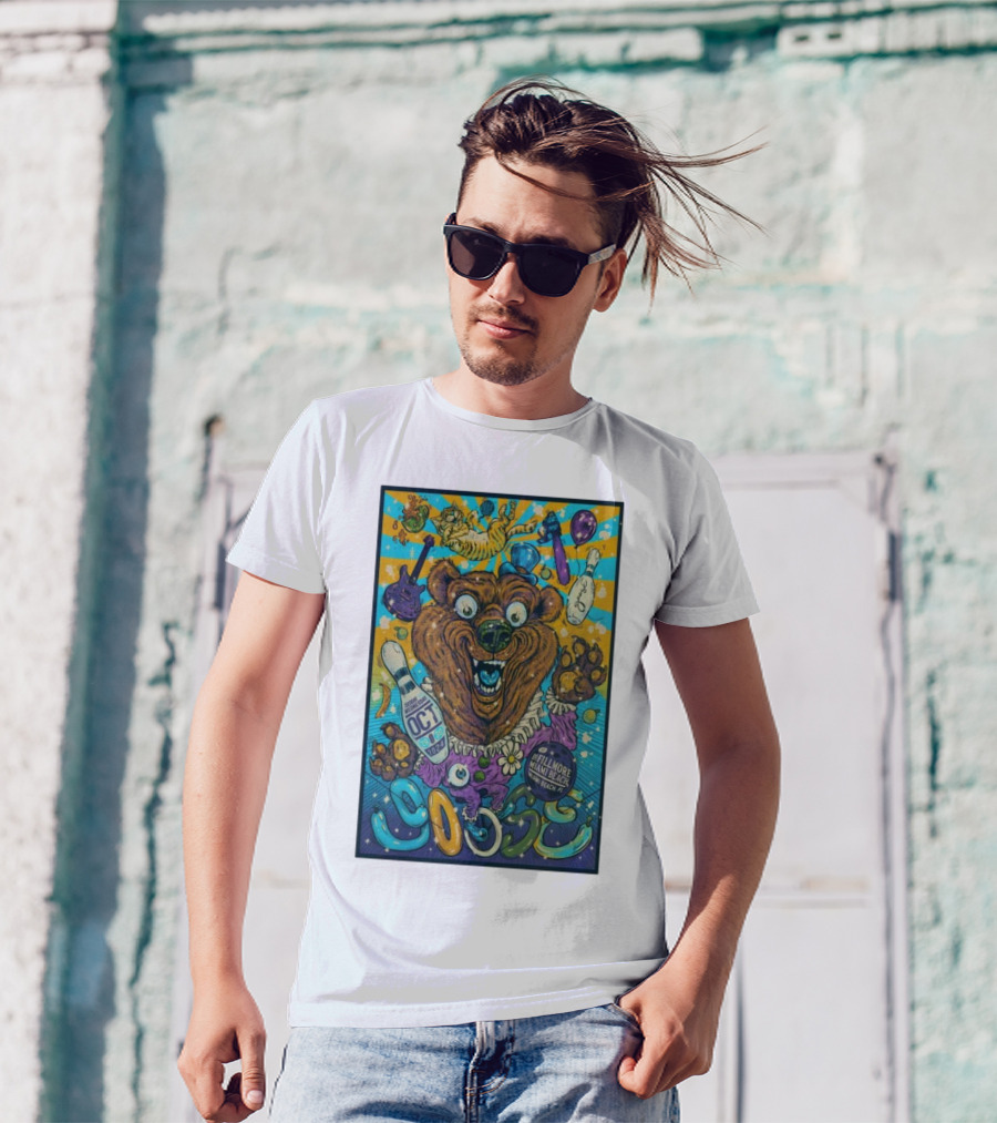 Goose Tour Fillmore Miami Beach October 29-30 2024 Bear Bowling T-Shirt