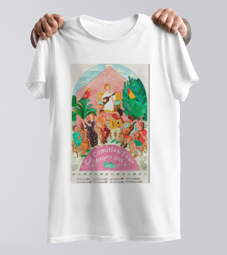 La Comitiva Tour Autumn 2024 Naples Ferrara Sassuolo Benevento Bari Mexico City Santiago T-Shirt