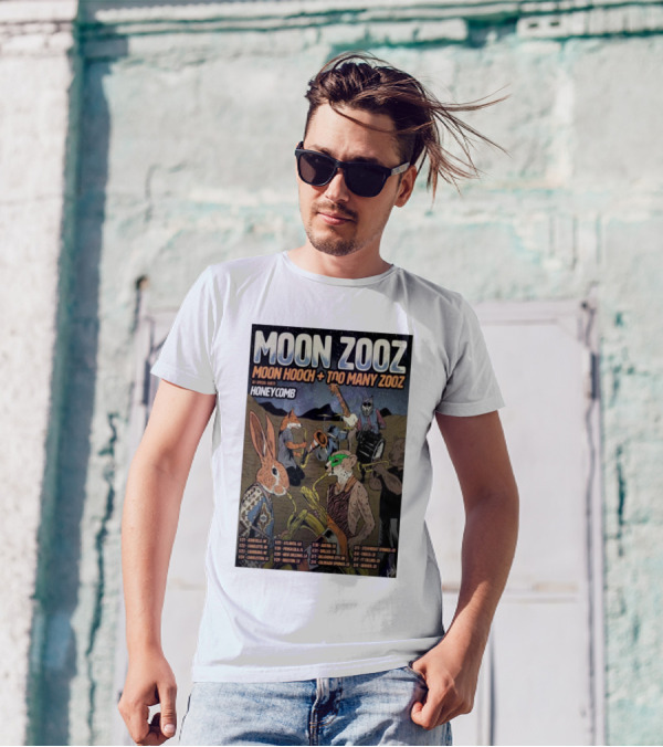 Moon Zooz Moon Hooch Too Many Zooz 2025 Tour With Special Guest Honeycomb T-Shirt