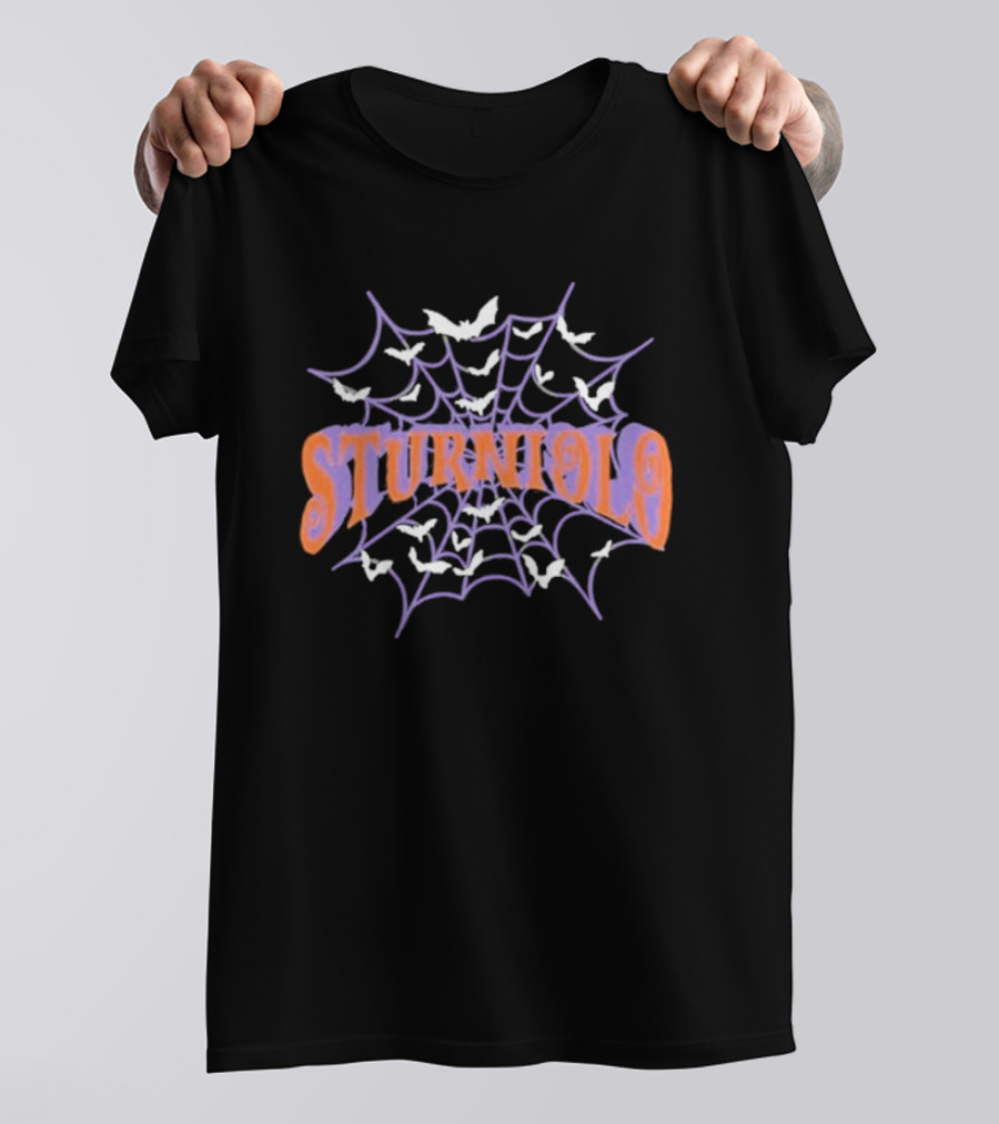 Sturniolo Halloween Bats And Web T-Shirt