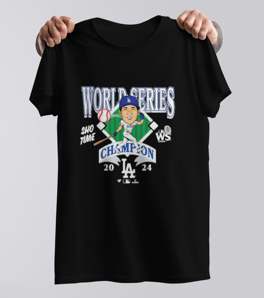 Shohei Ohtani Los Angeles Dodgers 2024 World Series Champion Sho-Time T-Shirt