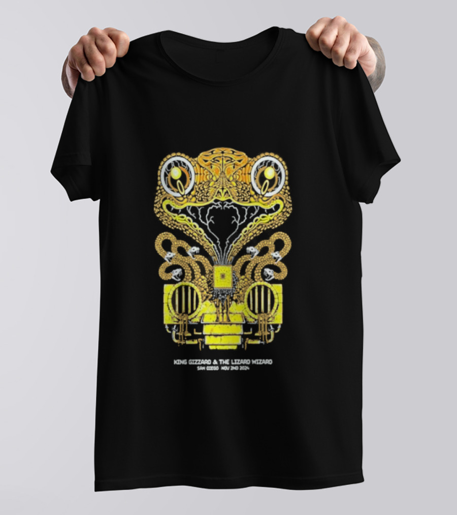 King Gizzard And The Lizard Wizard San Diego November 2nd 2024 Event T-Shirt