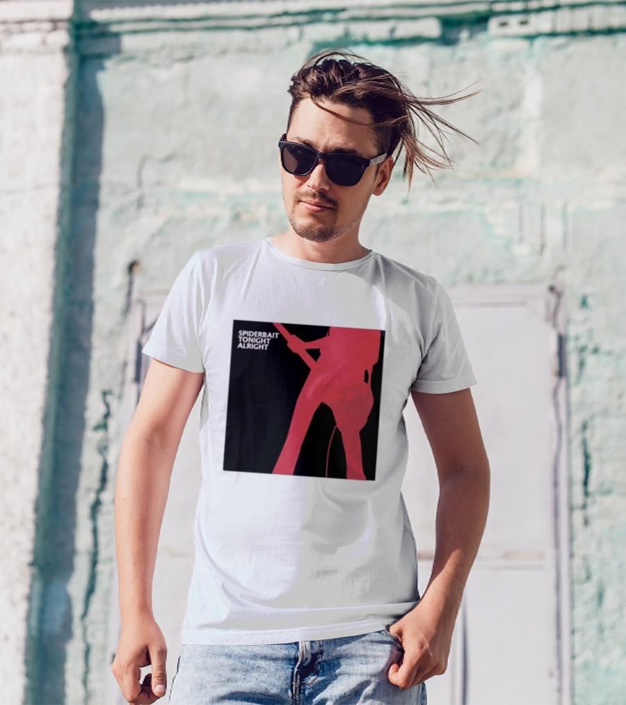 Spiderbait Tonight Alright Red Guitar T-Shirt