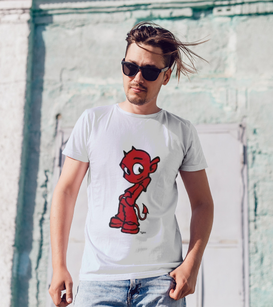 Toro Y Moi Tym Devil Red Cartoon Character T-Shirt