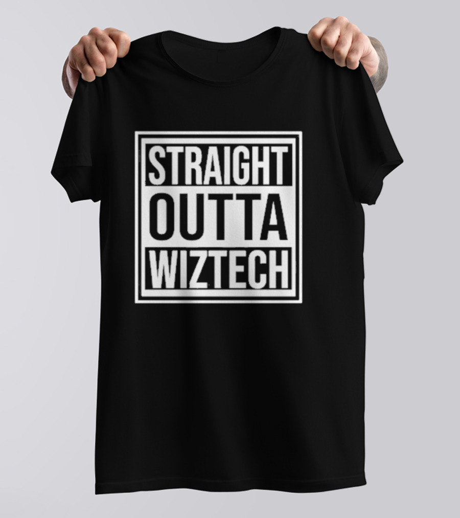 Wizards Beyond Waverly Place Straight Outta Wiztech Elevated Magic Academy Reference T-Shirt