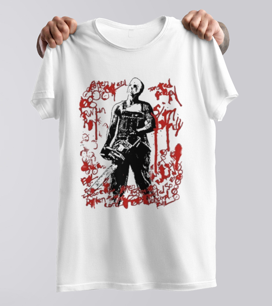 Eminem Tdoss Blood Scrawl Tormented Slim Shady Chainsaw Urban Chaos T-Shirt