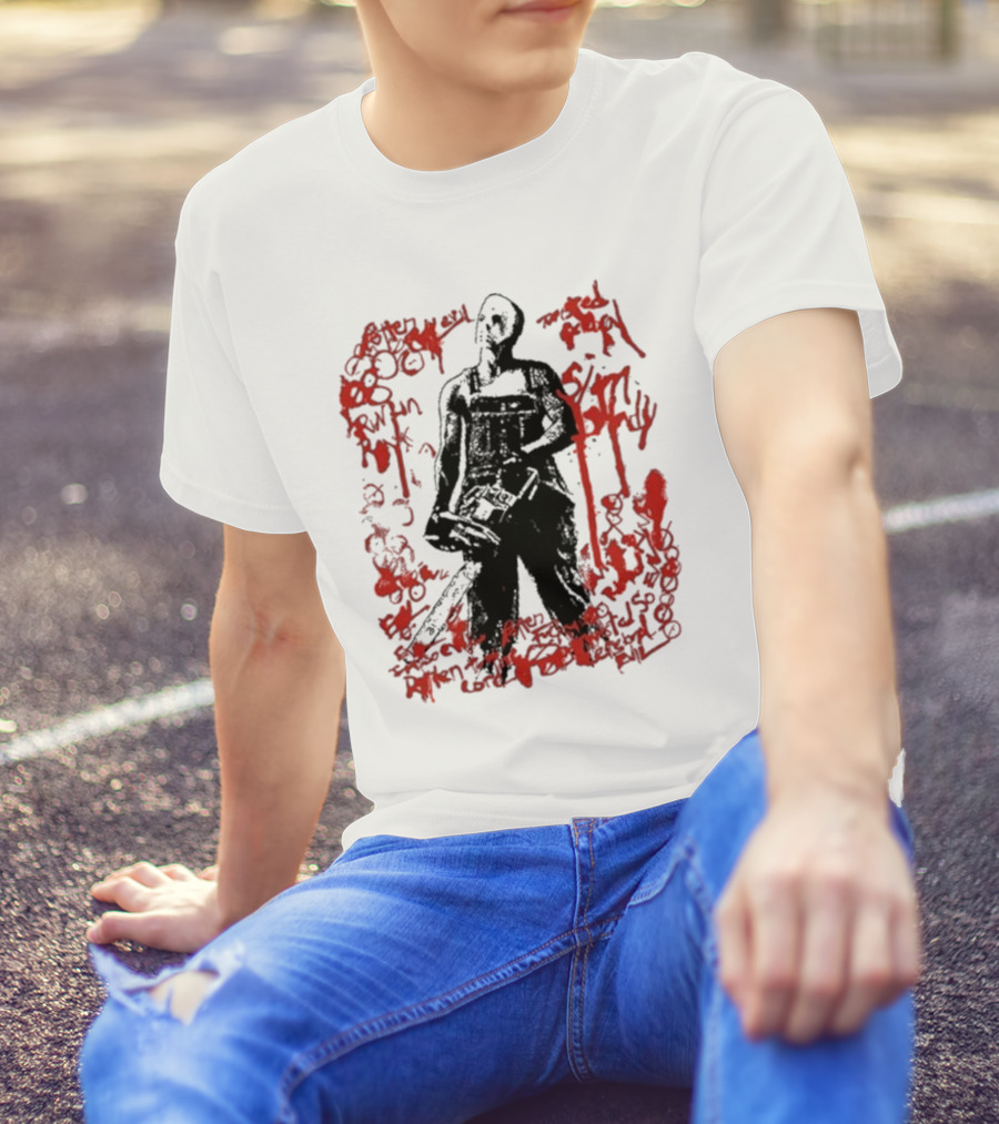 Eminem Tdoss Blood Scrawl Tormented Slim Shady Chainsaw Urban Chaos T-Shirt