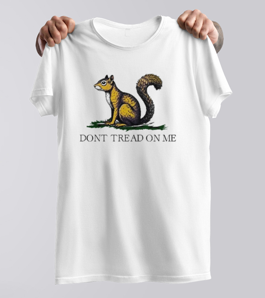 Peanut The Squirrel Don't Tread On Me Iconic Symbol T-Shirt