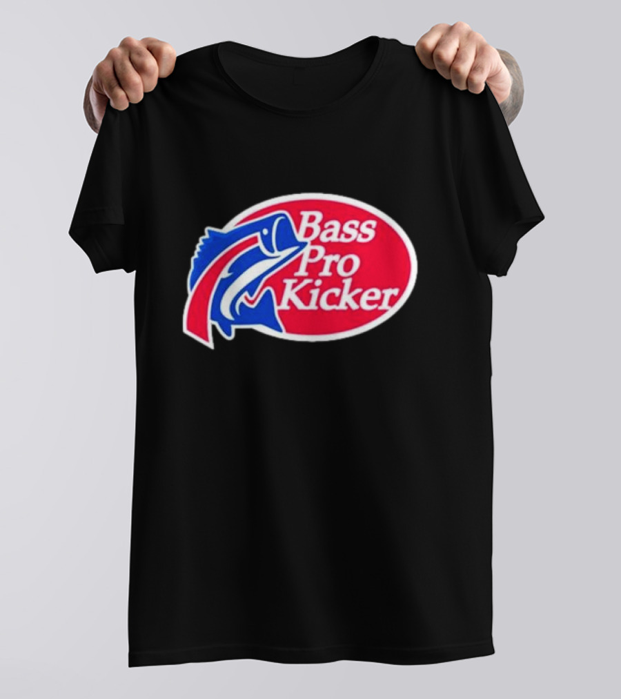 Carl Cordes Bass Pro Kicker Logo Fish T-Shirt