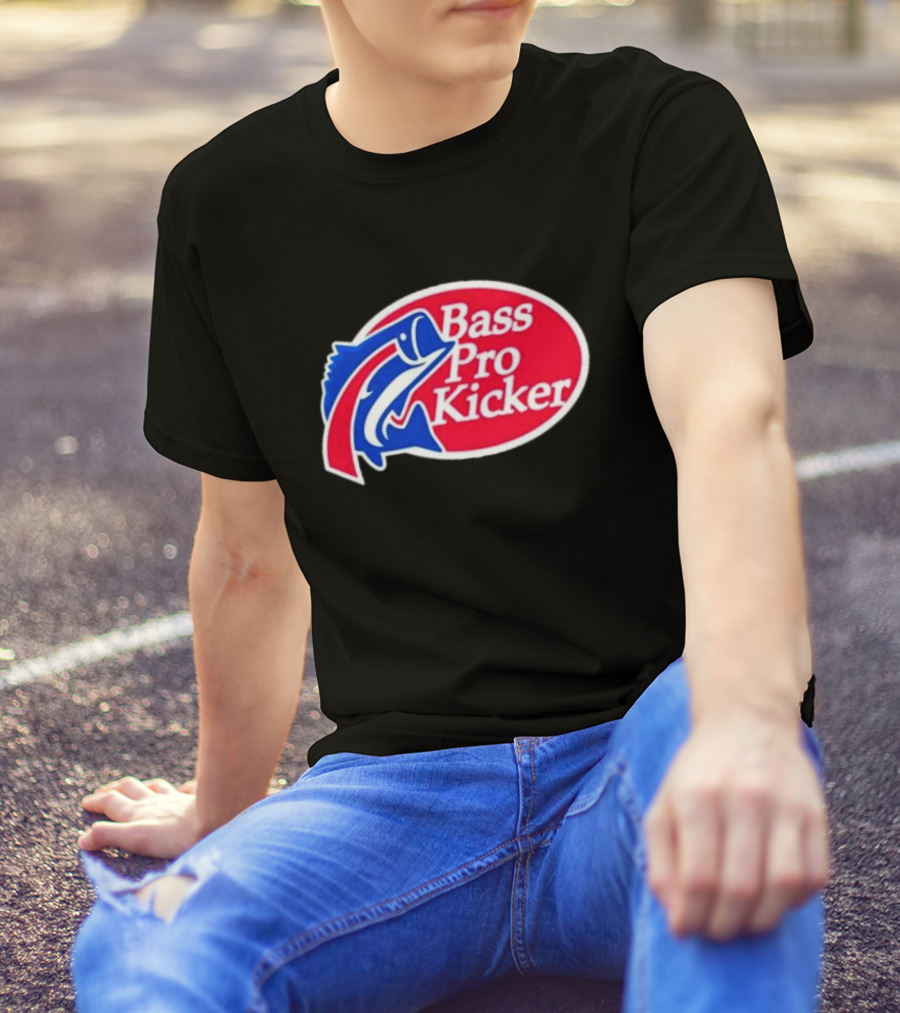 Carl Cordes Bass Pro Kicker Logo Fish T-Shirt