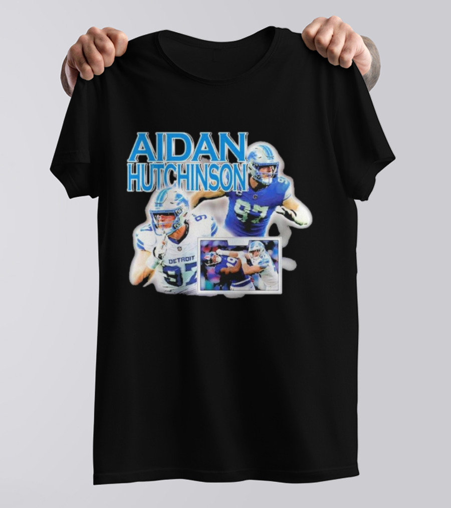 Aidan Hutchinson Detroit Football Highlights T-Shirt