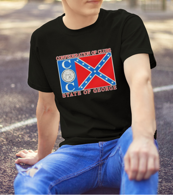 The Good Liars Confederation Of Clubs COC State Of Georgia Flag T-Shirt