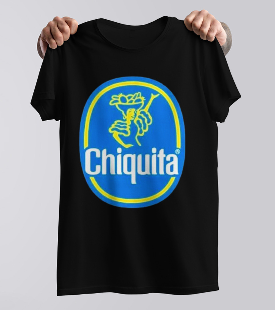 Chiquita Bananas Logo Iconic Blue And Yellow Emblem T-Shirt