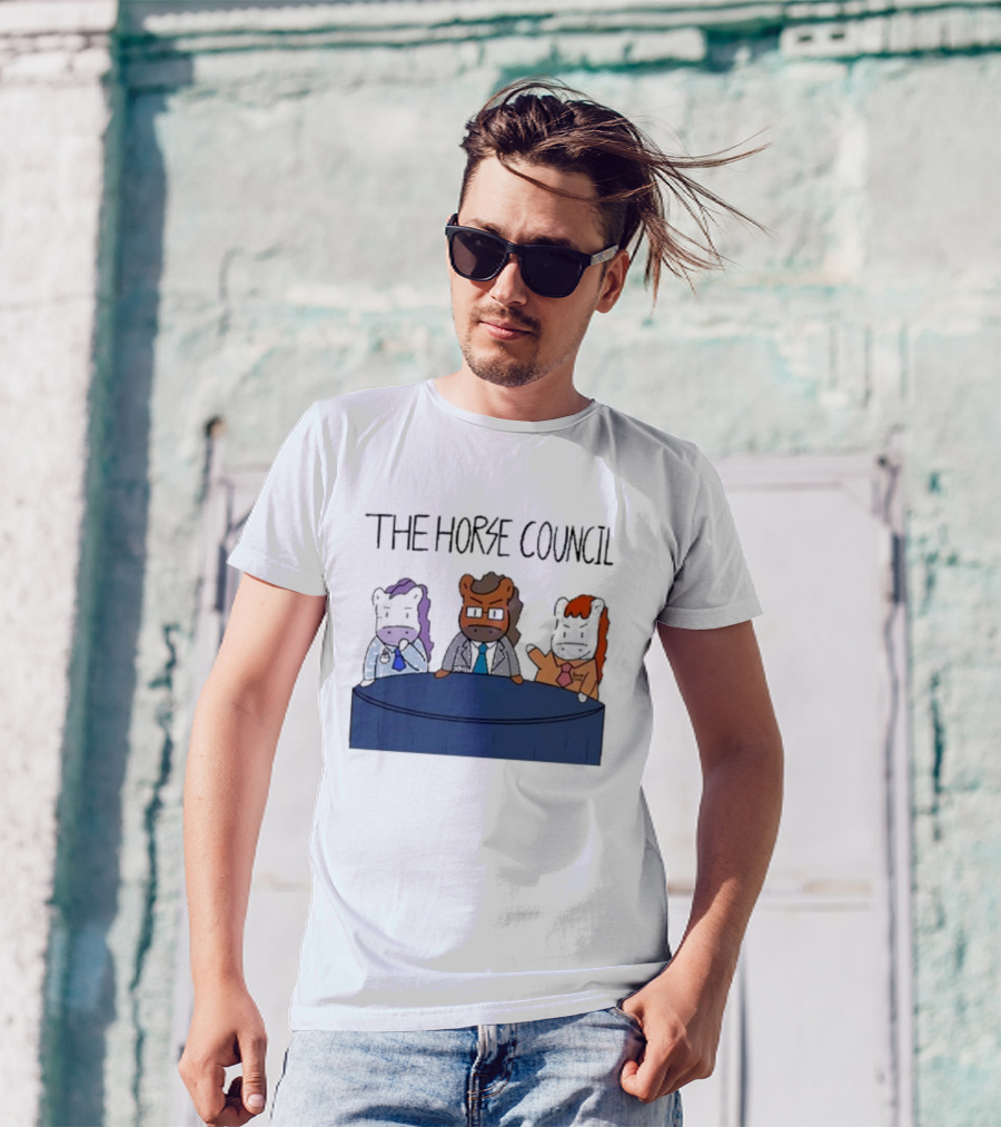 The Horse Council Meeting With Jimothy And Friends T-Shirt