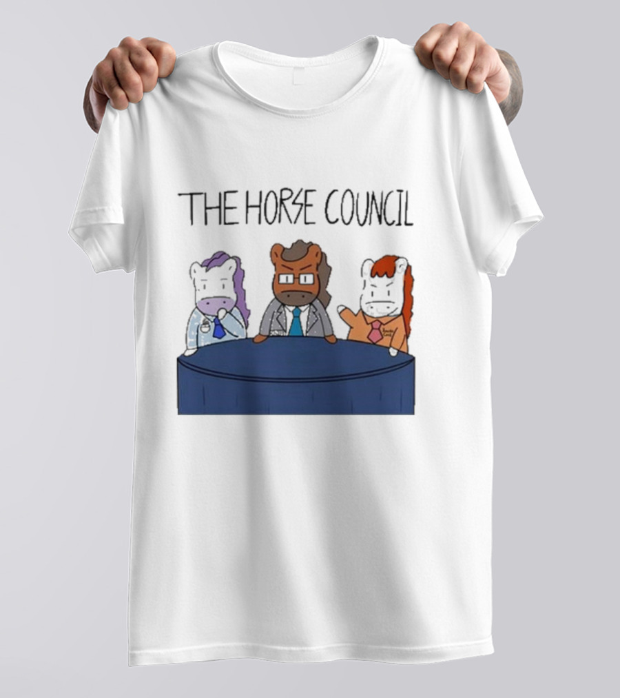 The Horse Council Meeting With Jimothy And Friends T-Shirt