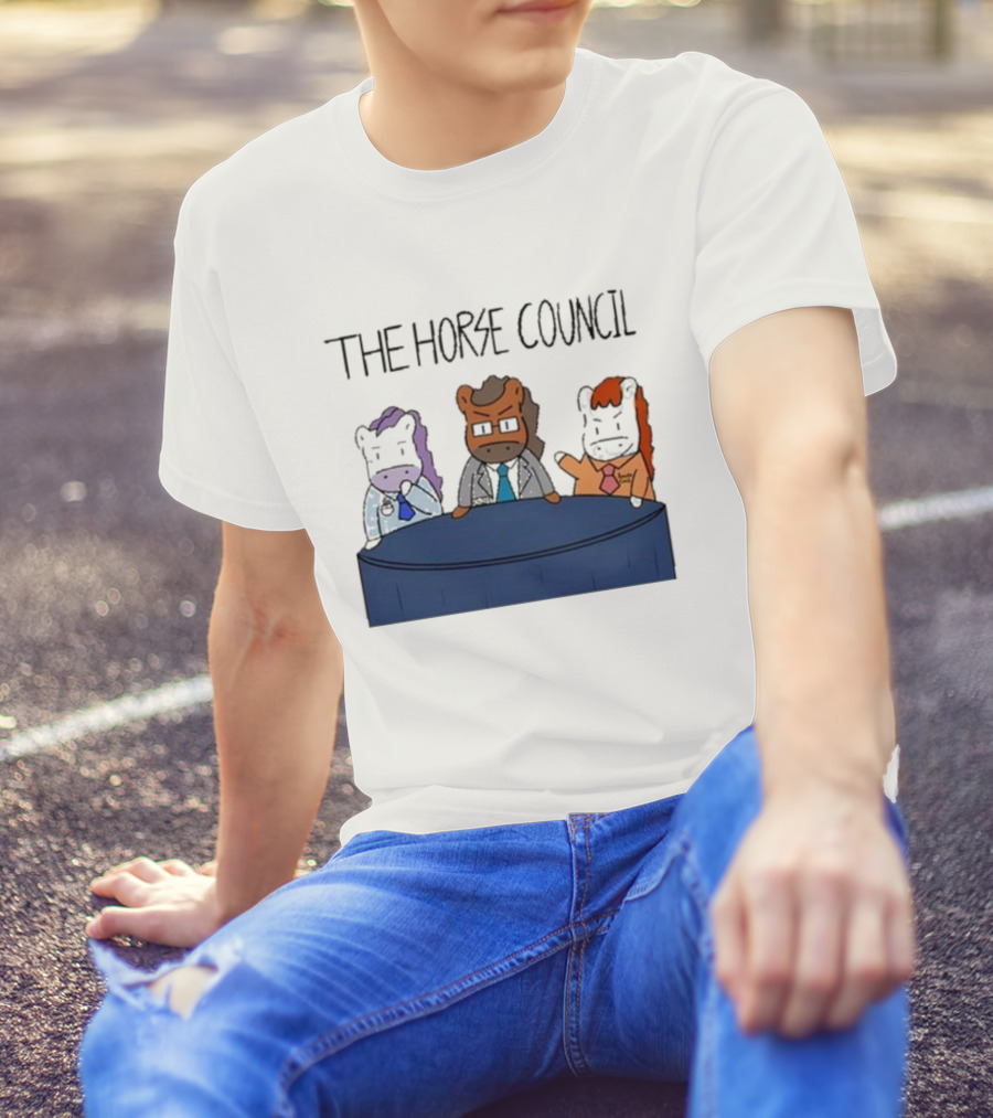 The Horse Council Meeting With Jimothy And Friends T-Shirt