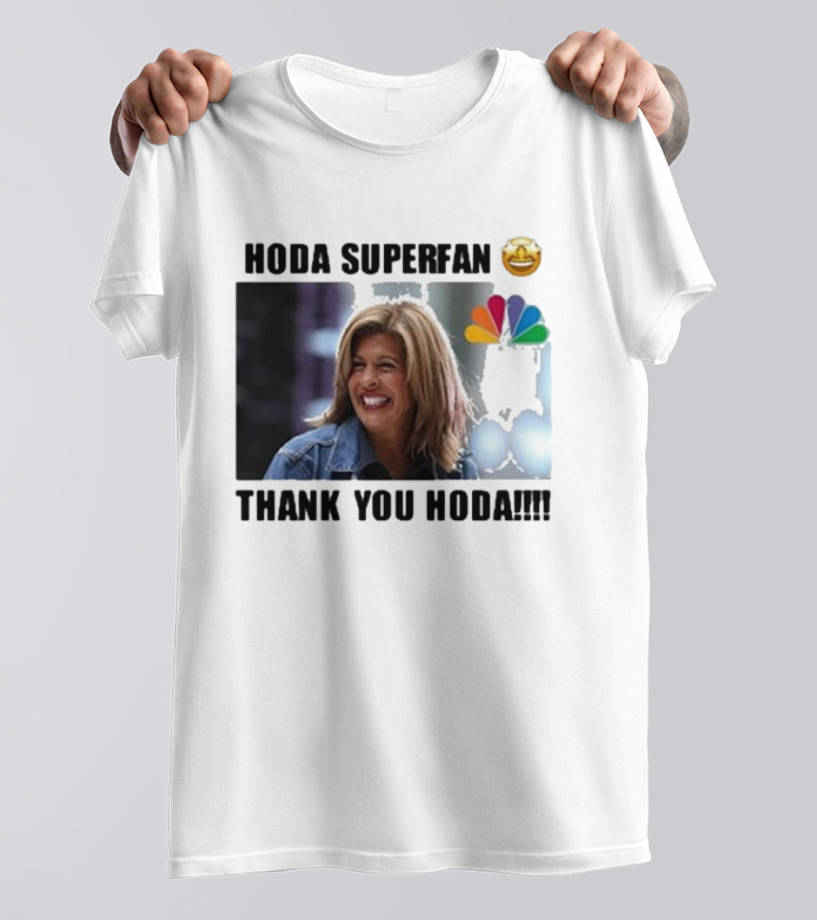 Hoda Superfan Thank You Hoda NBC Smiley Face T-Shirt
