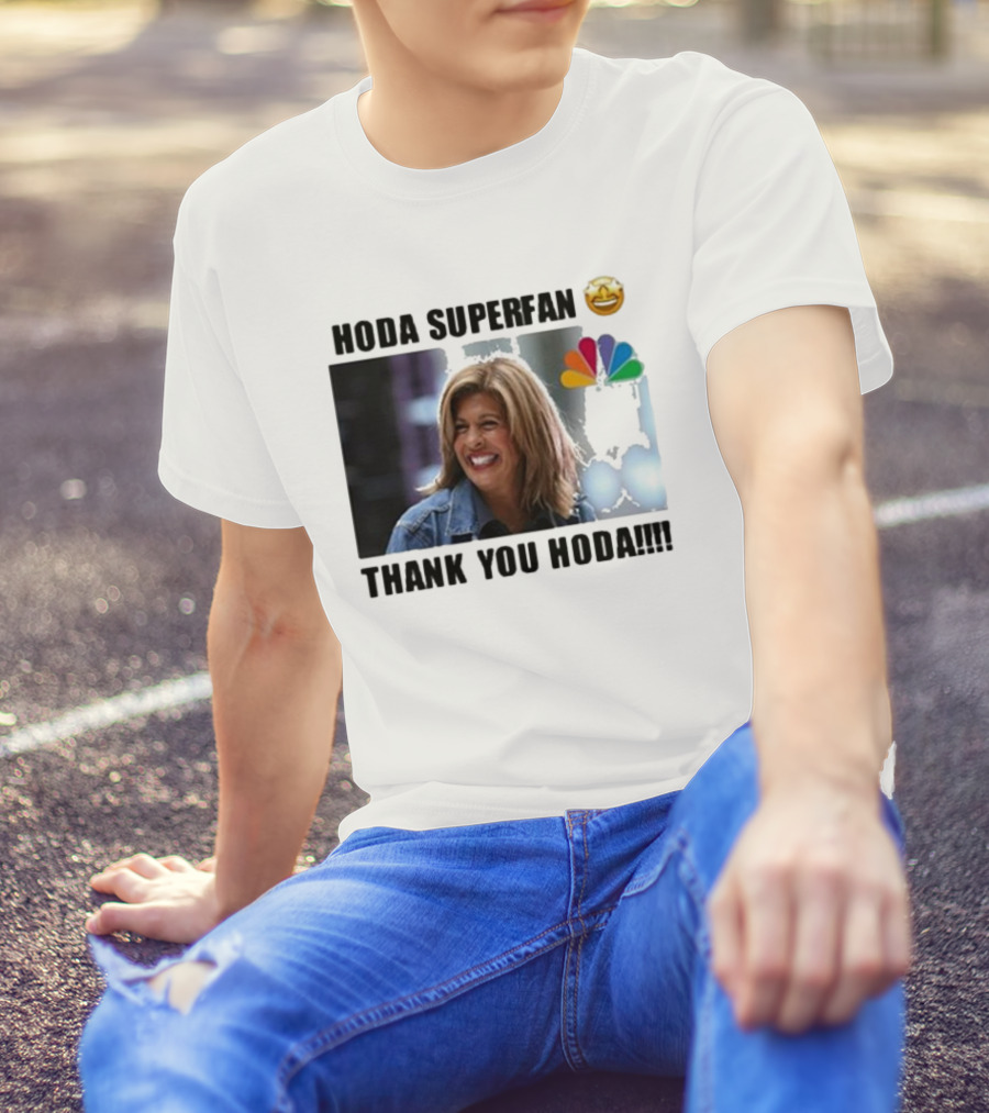 Hoda Superfan Thank You Hoda NBC Smiley Face T-Shirt
