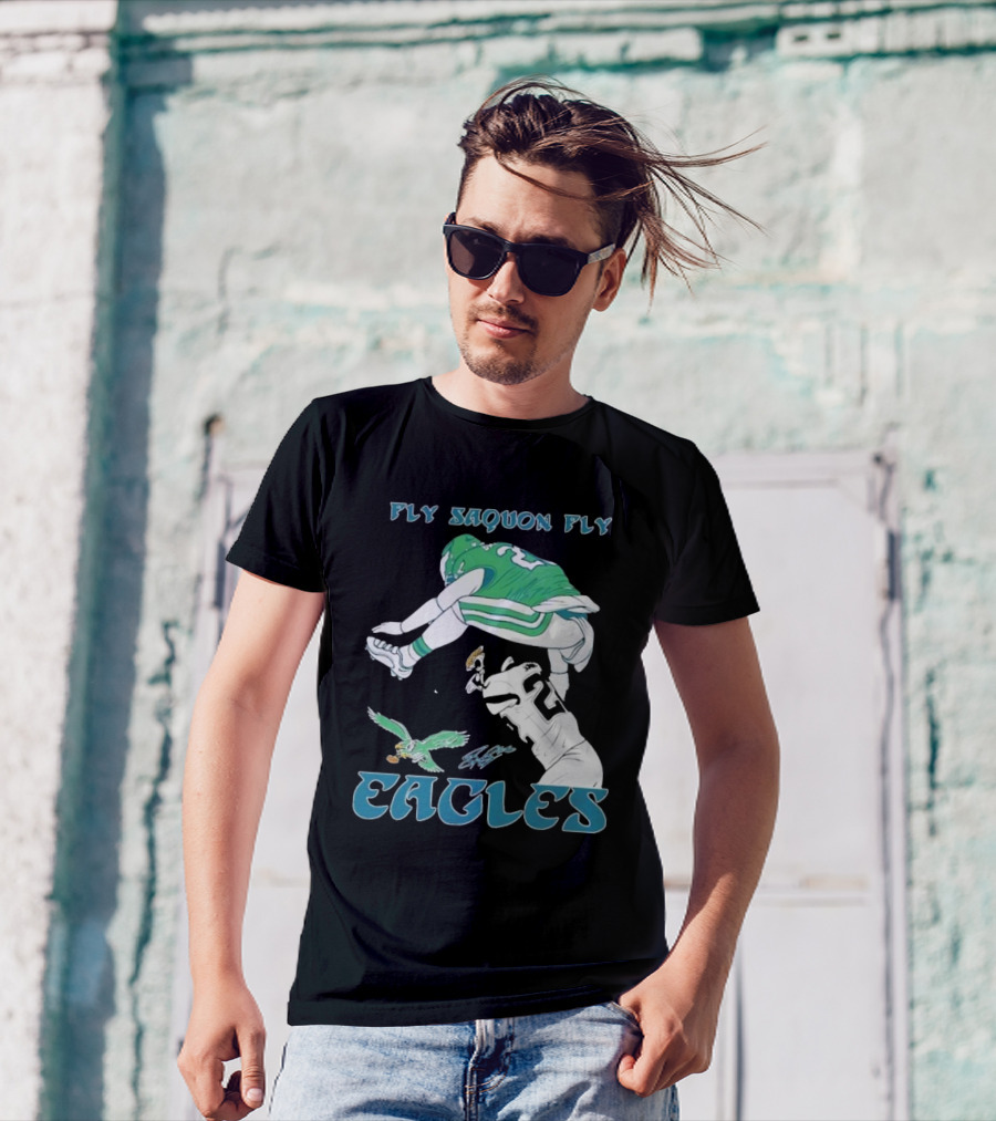 Fly Saquon Fly Eagles Philadelphia T-Shirt