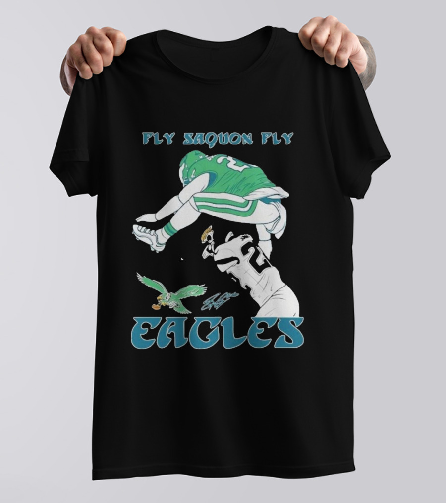 Fly Saquon Fly Eagles Philadelphia T-Shirt