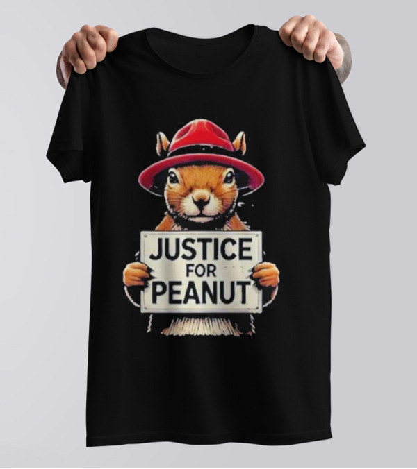 Justice For Peanut Squirrel Wanted T-Shirt