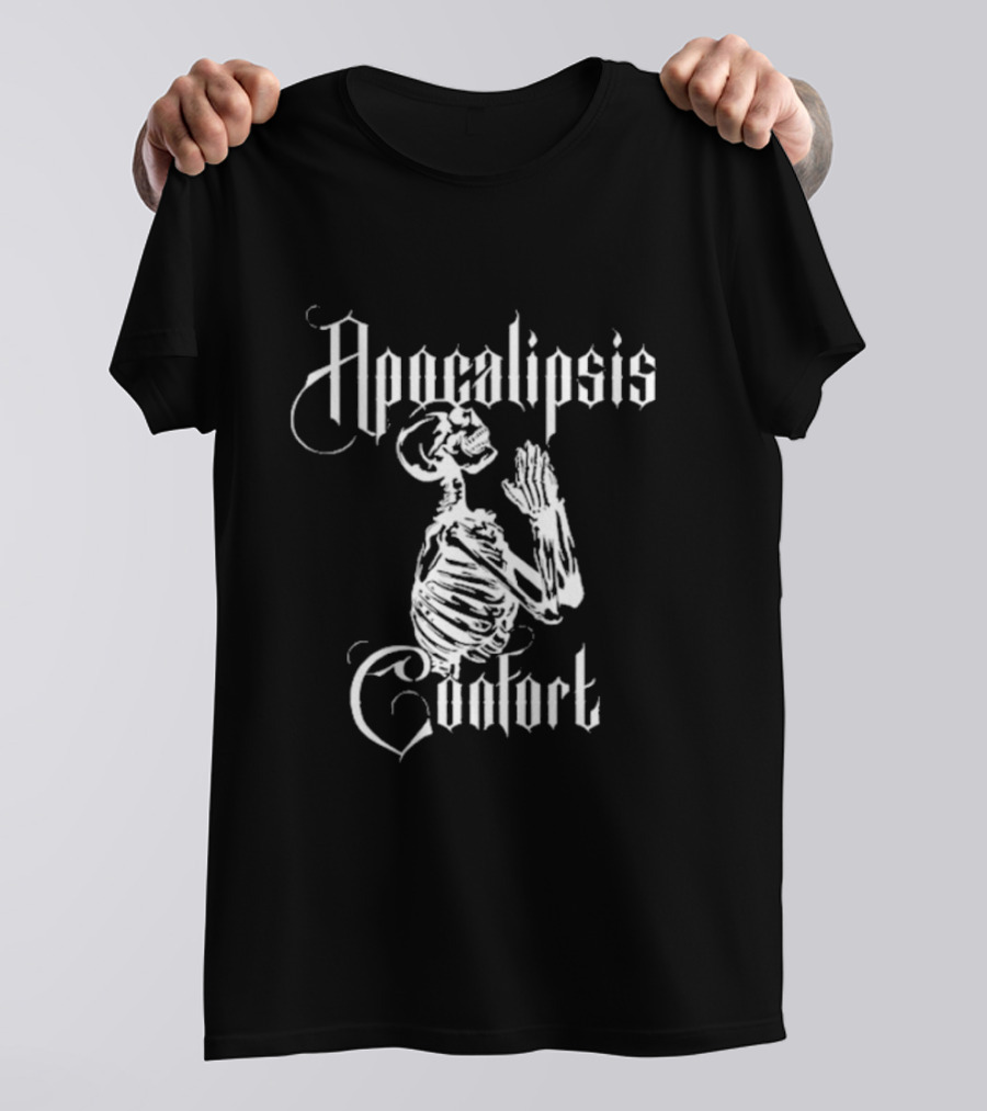 Apocalipsis Confort Praying Skeleton T-Shirt