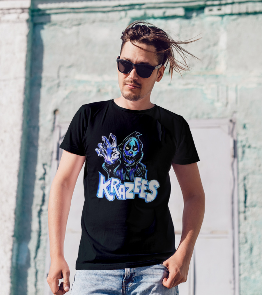 Krazees Grim Reaper Stare Krazees HOK Sent Here To Take You T-Shirt