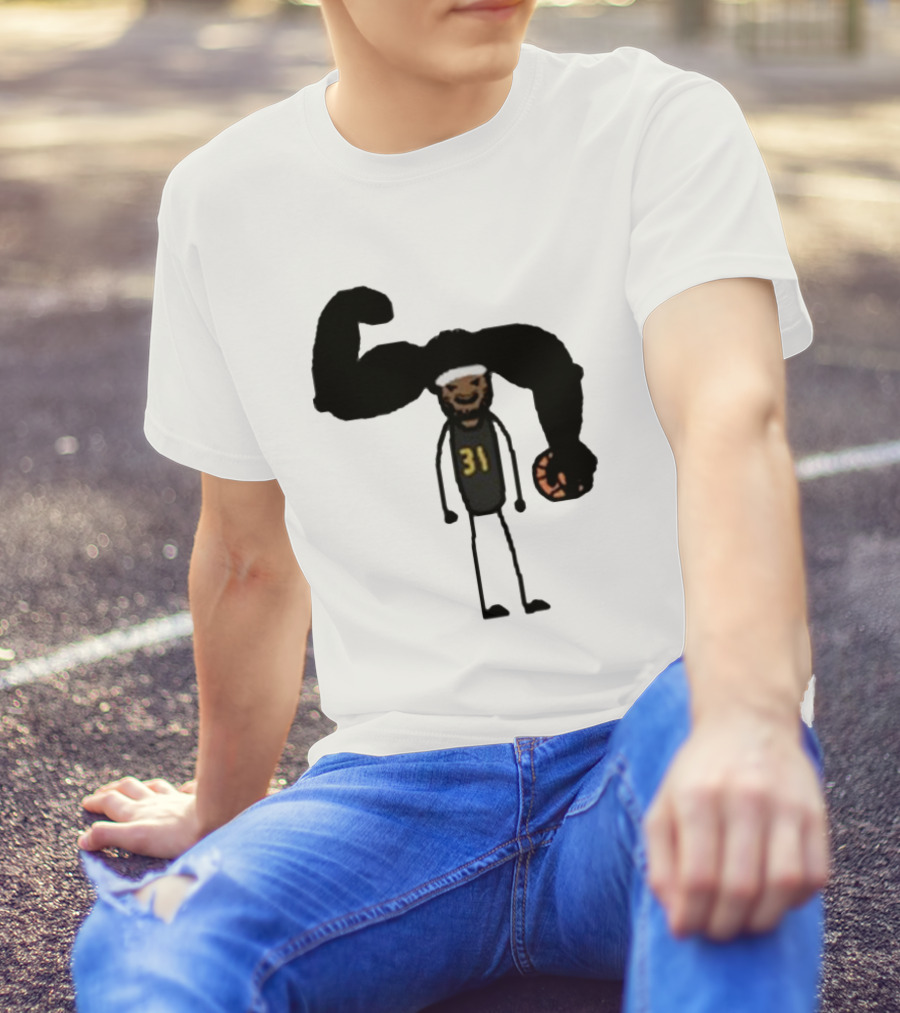 Paint The Fro Basketball Player Number 31 Basketball T-Shirt