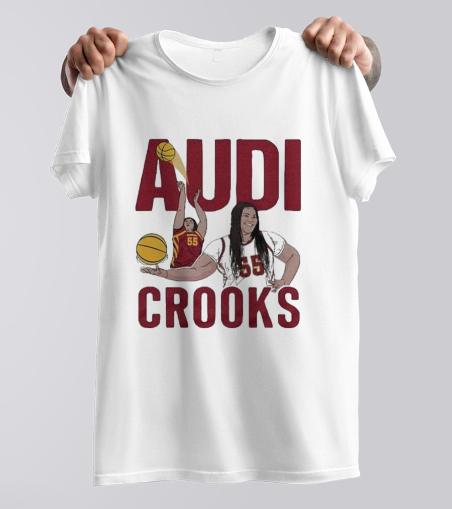 Audi Crooks Iowa State Cyclones Women’s Basketball Number 55 T-Shirt