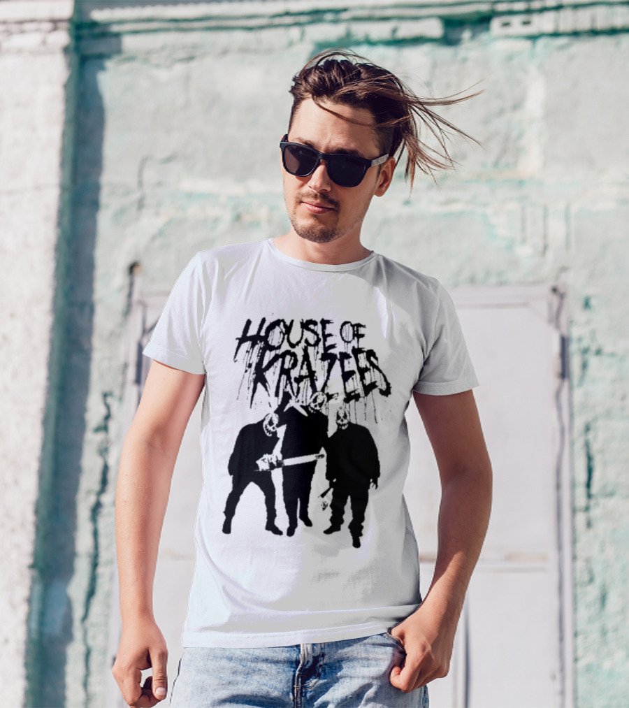House Of Krazees MNE Stare Horror Mask Trio T-Shirt
