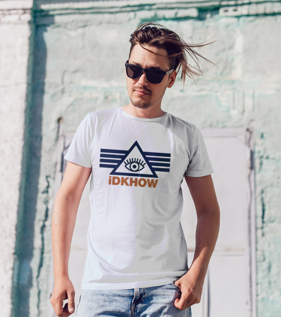 IDKHOW Triangle Eye Stripes T-Shirt