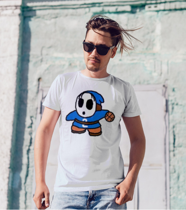 Shy Gilgeous Alexander Basketball Shy Guy Blue 2 T-Shirt