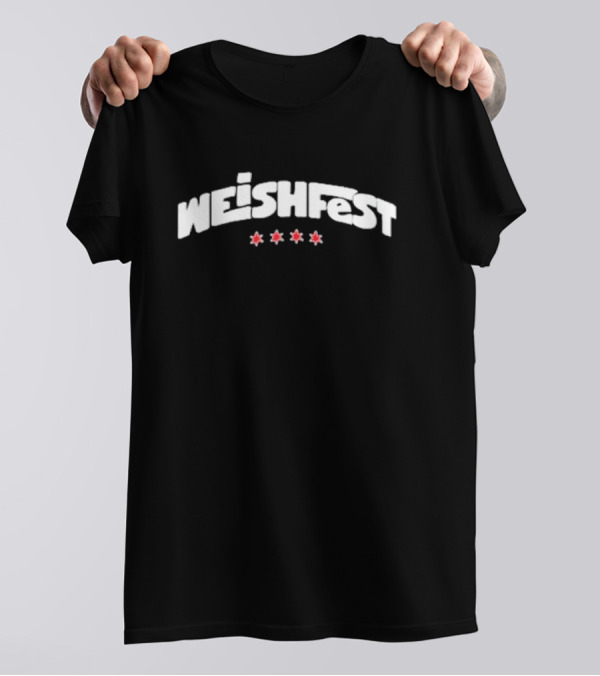 WEISHFEST Four Red Stars Arch T-Shirt