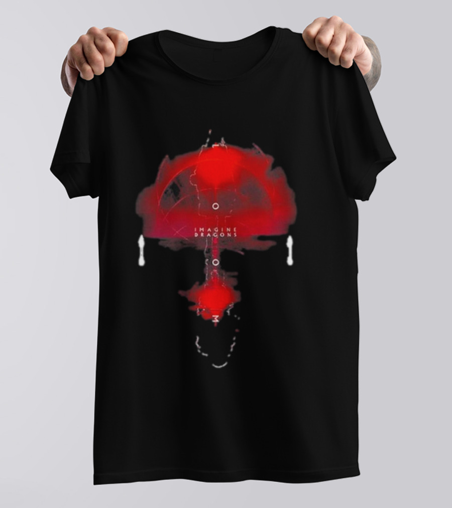 Imagine Dragons Red Abstract Circles T-Shirt