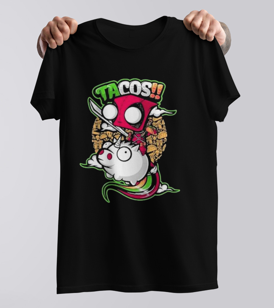 Tacos Deadpool Unicorn Adventure T-Shirt