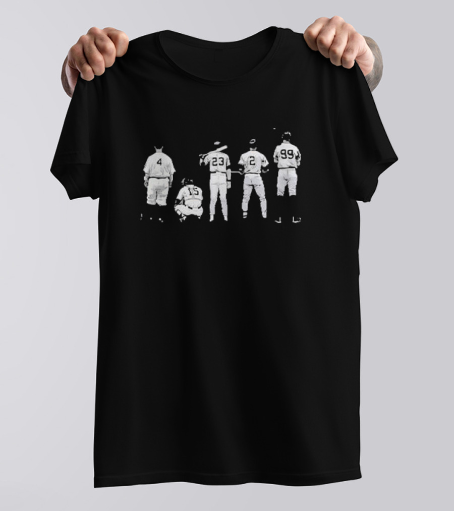 The Captains New York Yankees Legends 4 15 23 2 99 T-Shirt