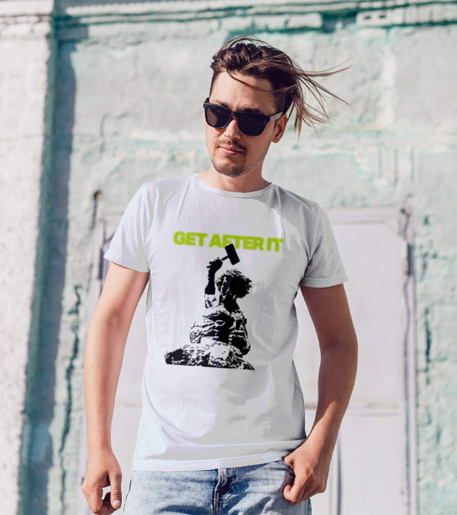 Get After It Rock Climbing Motivational Instrumentals T-Shirt