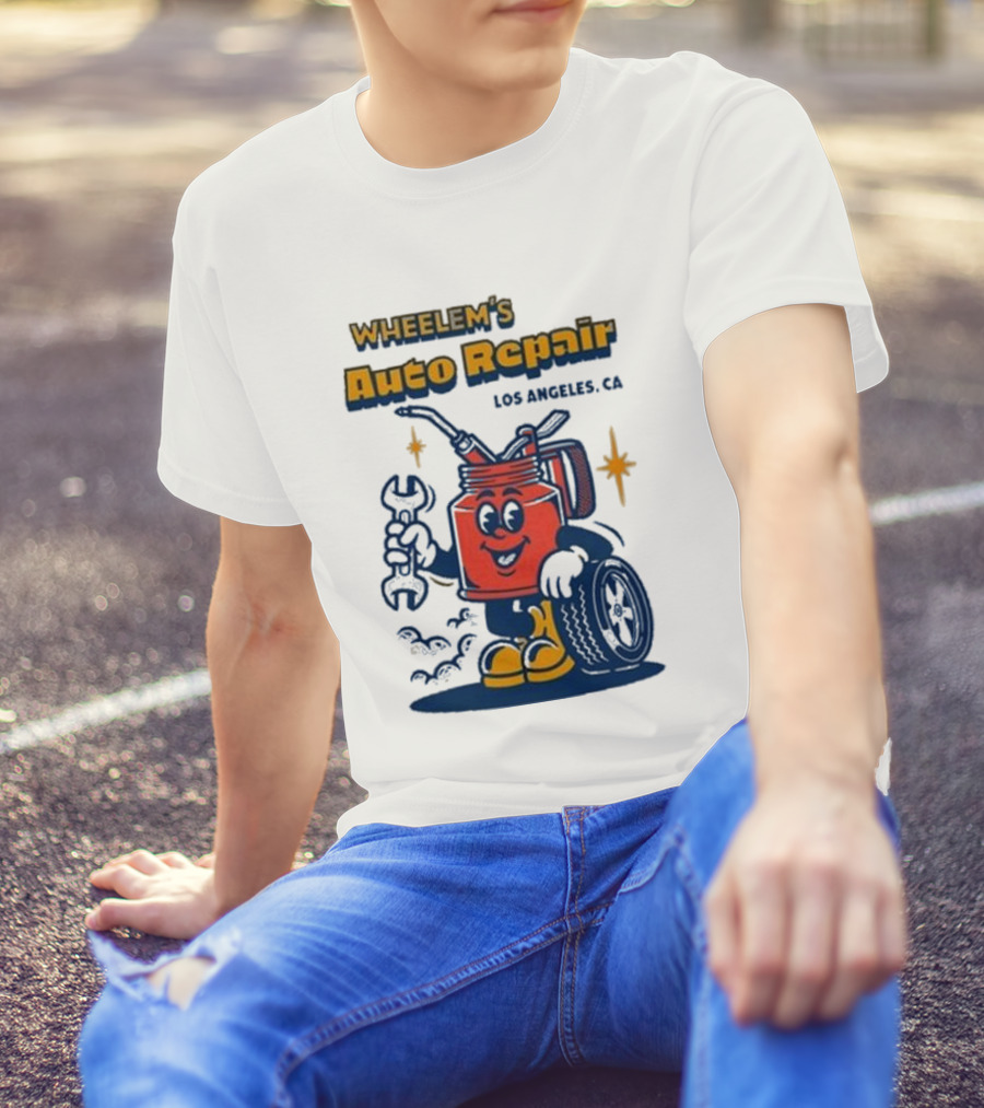 Wheelem's Auto Repair Los Angeles CA T-Shirt