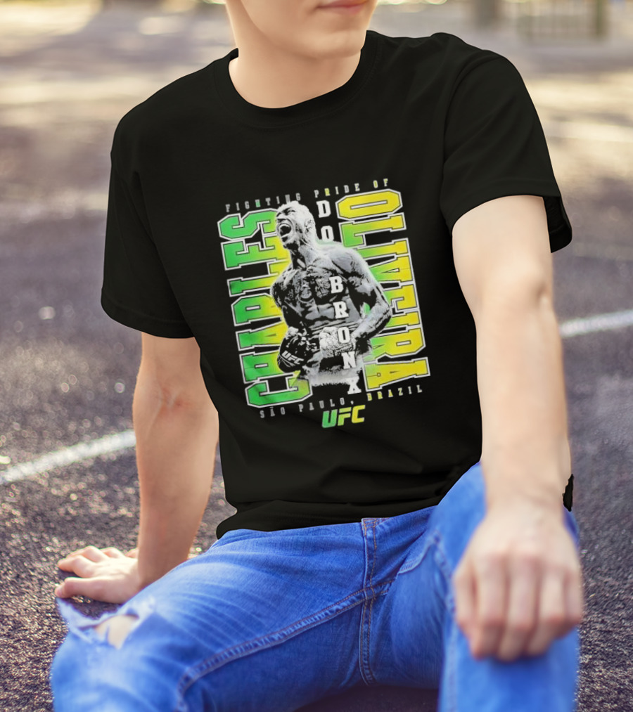 Charles Oliveira UFC Fighting Pride Of São Paulo Brazil Do Bronx T-Shirt