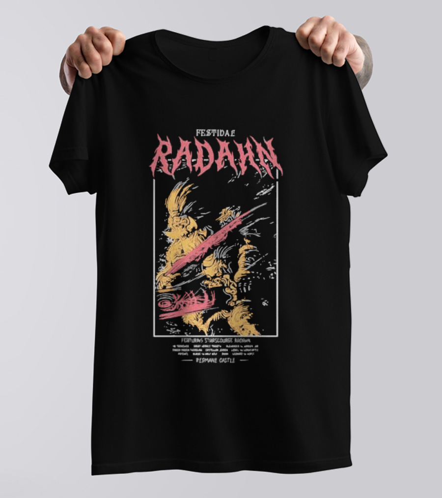 Festivale Radahn Featuring Starscourge Radahn Redmane Castle Elden Ring T-Shirt