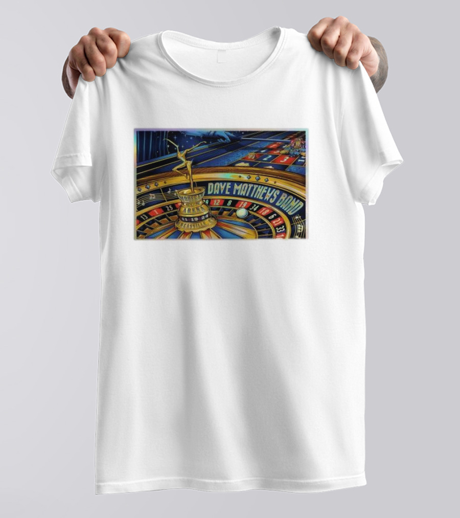 Dave Matthews Band Mohegan Sun Arena Roulette T-Shirt