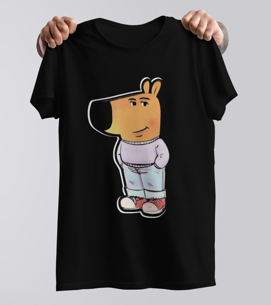 I Don't Know Who This Is. My New Character Is A Chill Guy In Relaxed Outfit With Hands In Pockets T-Shirt
