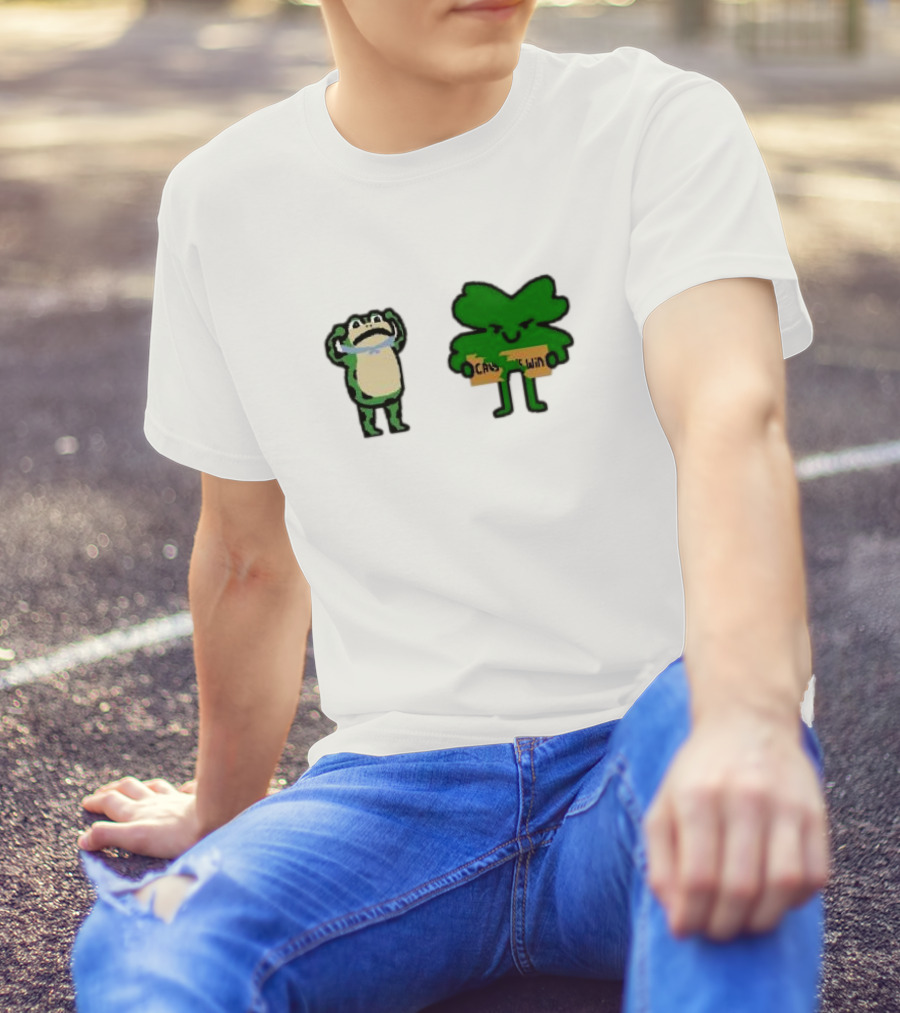 Celtics Take Down The Cavs Cavs Win Frog And Clover NBA Paint T-Shirt