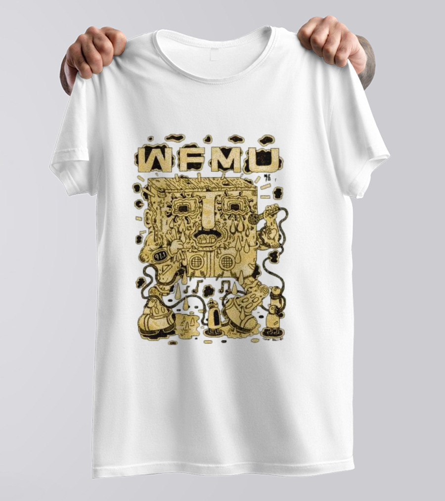 WFMU New Jersey Scaryoke Musical Monster Radio 91.1 T-Shirt